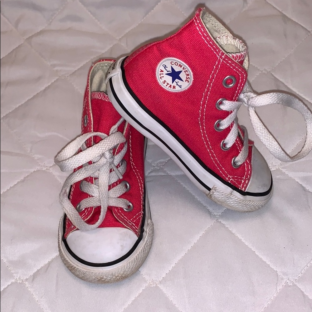 Bubble Gum Pink Hightop Converse